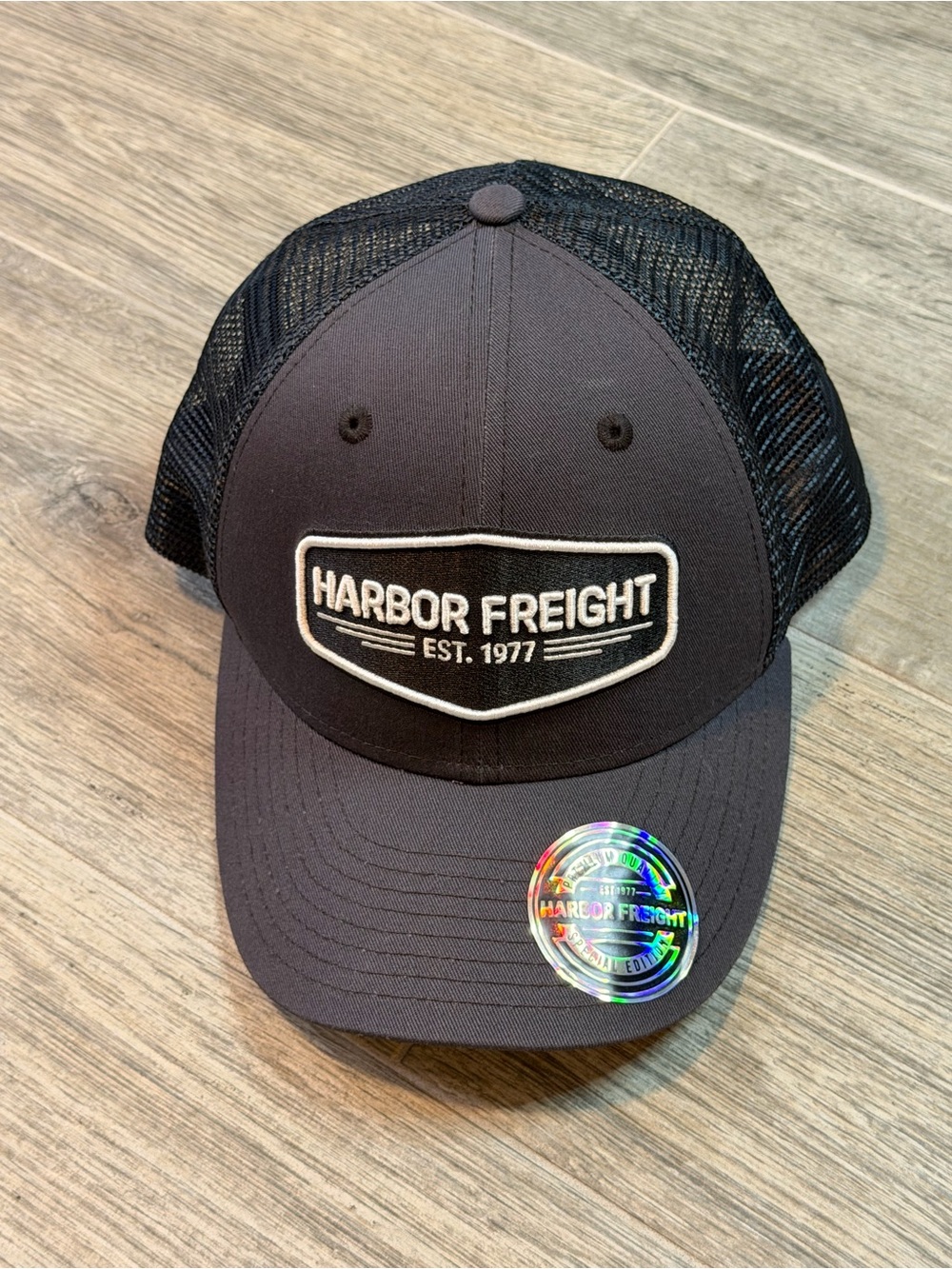 Harbor Freight Trucker Hat Special Edition Charcoal Gray Snapback
Cap New